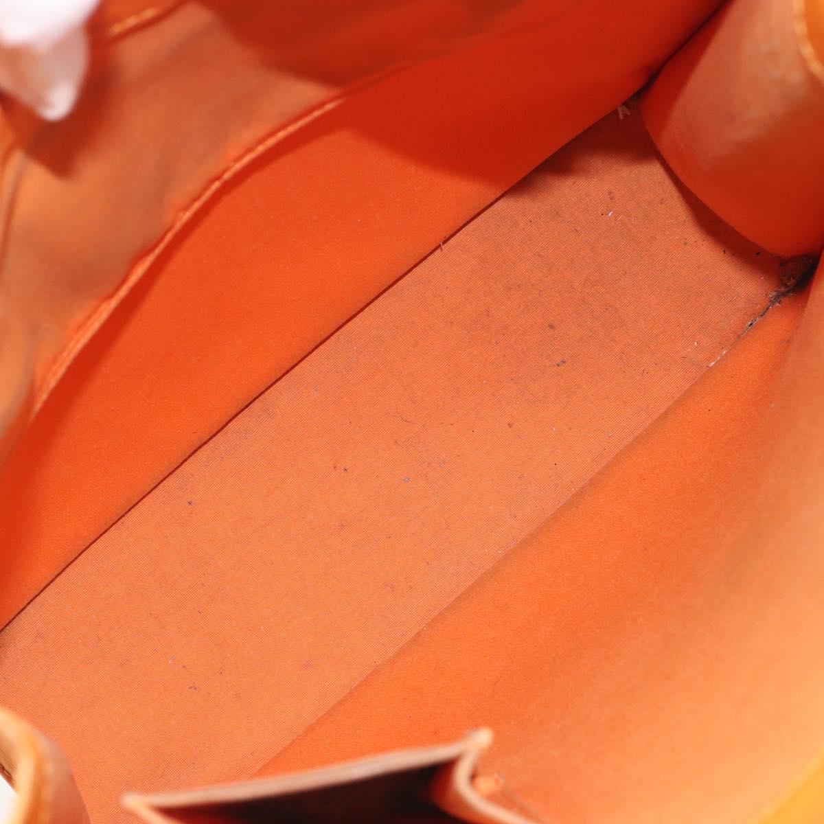 LOUIS VUITTON Epi Sac Plat PM Hand Bag Mandarin M5274H LV Auth BA14186