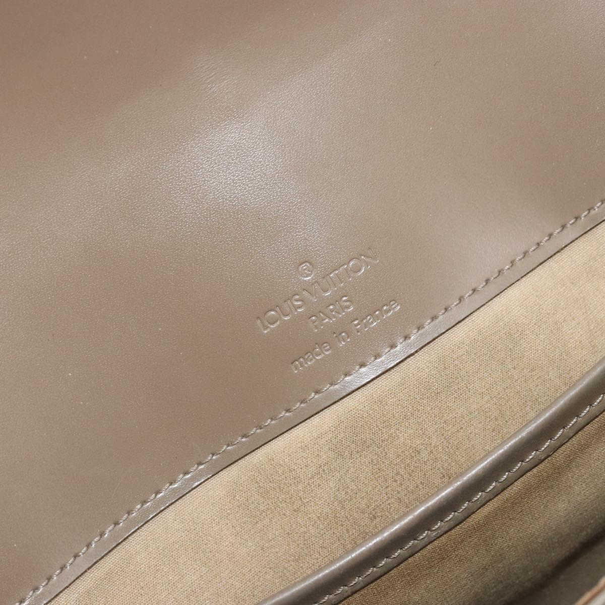LOUIS VUITTON Epi Ramatuelle Shoulder Bag Gray Pepper M5247C LV Auth BA14187