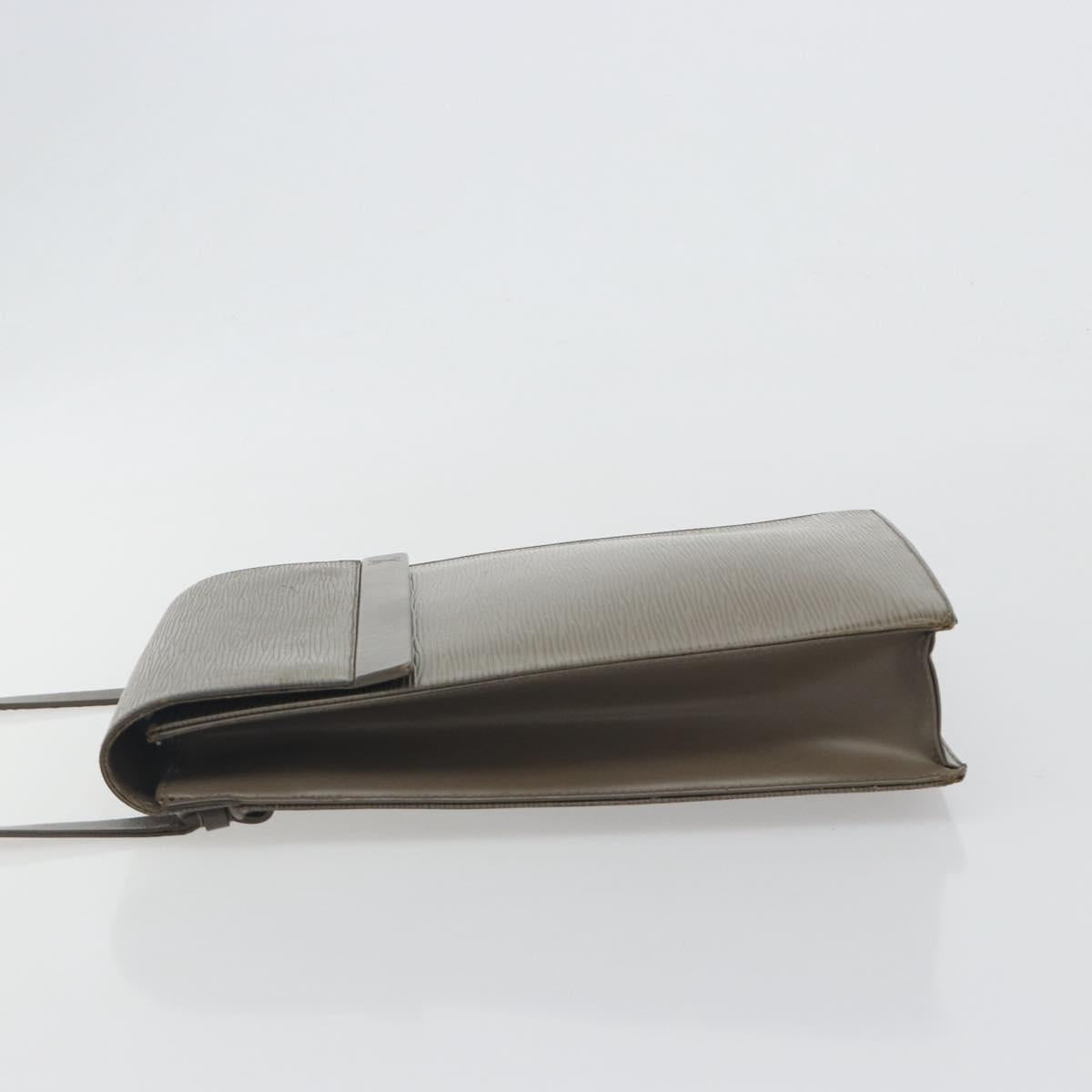 LOUIS VUITTON Epi Ramatuelle Shoulder Bag Gray Pepper M5247C LV Auth BA14187