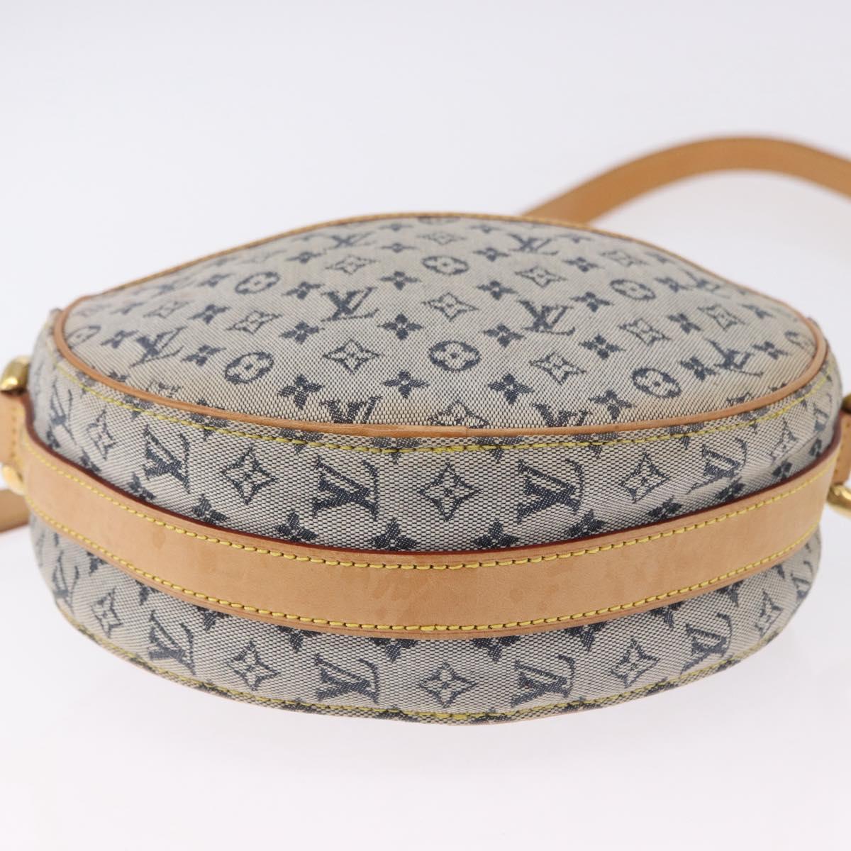 LOUIS VUITTON Monogram Mini Jeanne GM Shoulder Bag Blue M92000 LV Auth BA14188