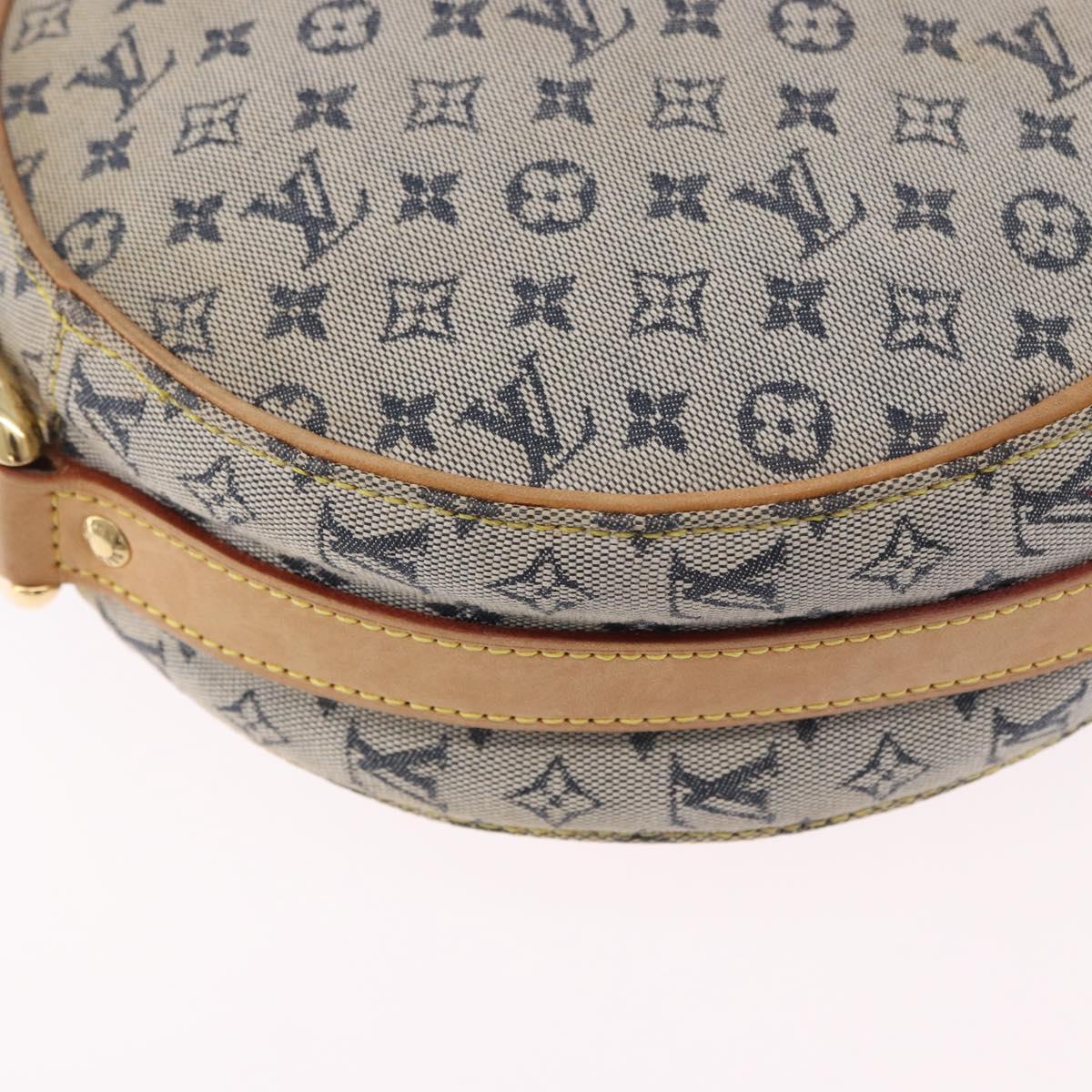 LOUIS VUITTON Monogram Mini Jeanne GM Shoulder Bag Blue M92000 LV Auth BA14188