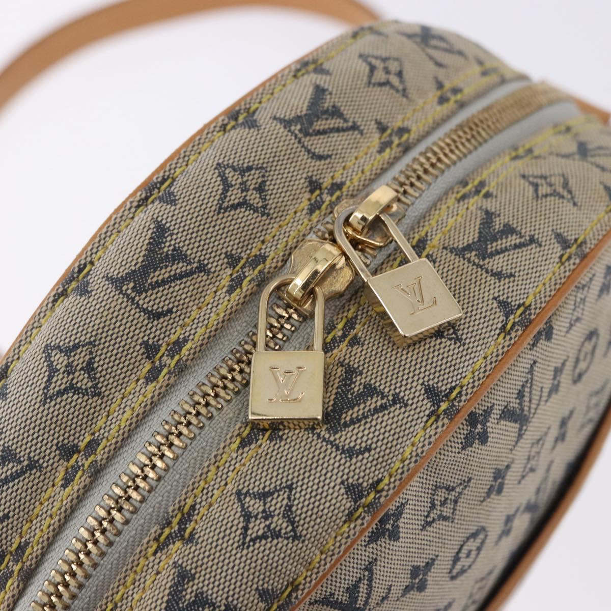 LOUIS VUITTON Monogram Mini Jeanne GM Shoulder Bag Blue M92000 LV Auth BA14188