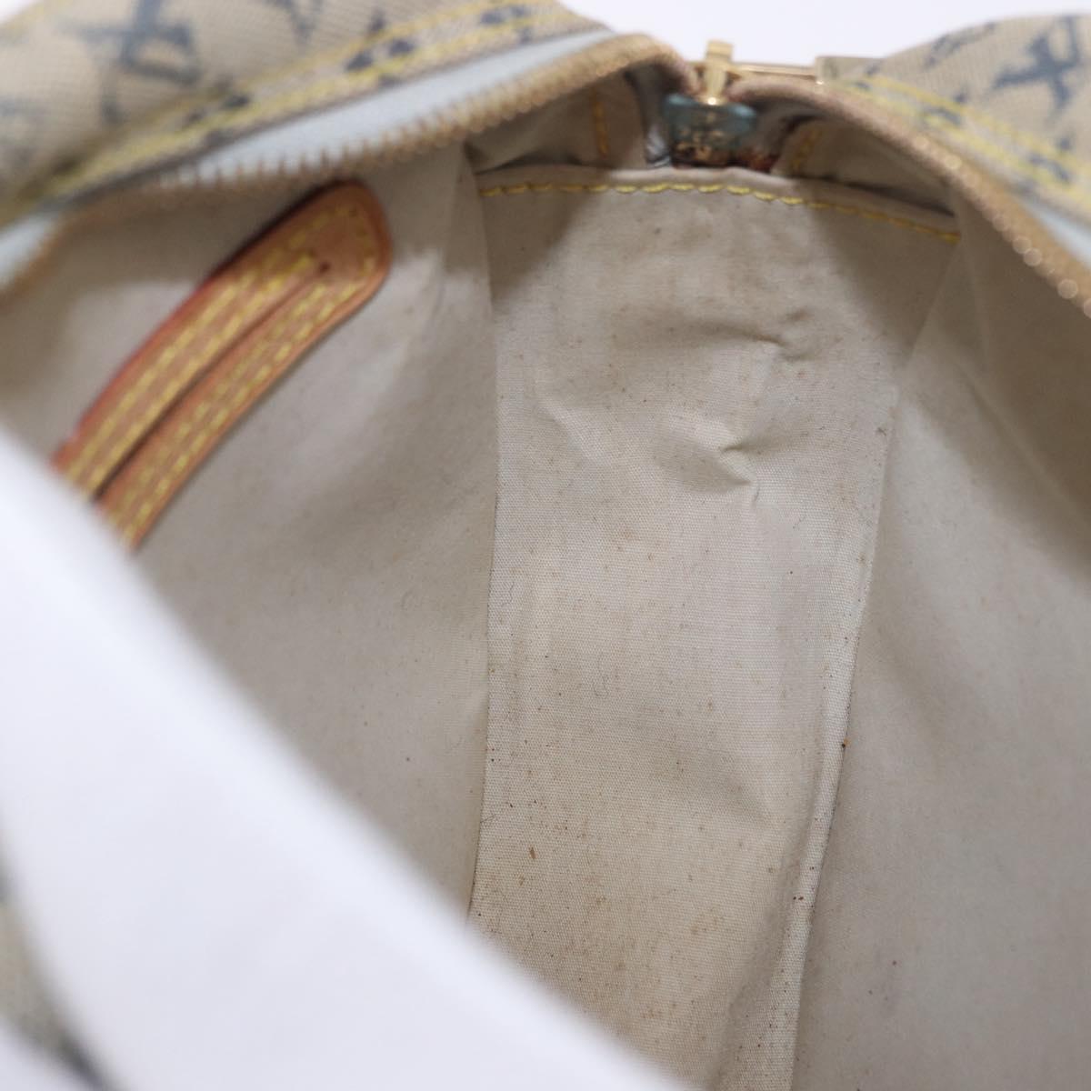 LOUIS VUITTON Monogram Mini Jeanne GM Shoulder Bag Blue M92000 LV Auth BA14188