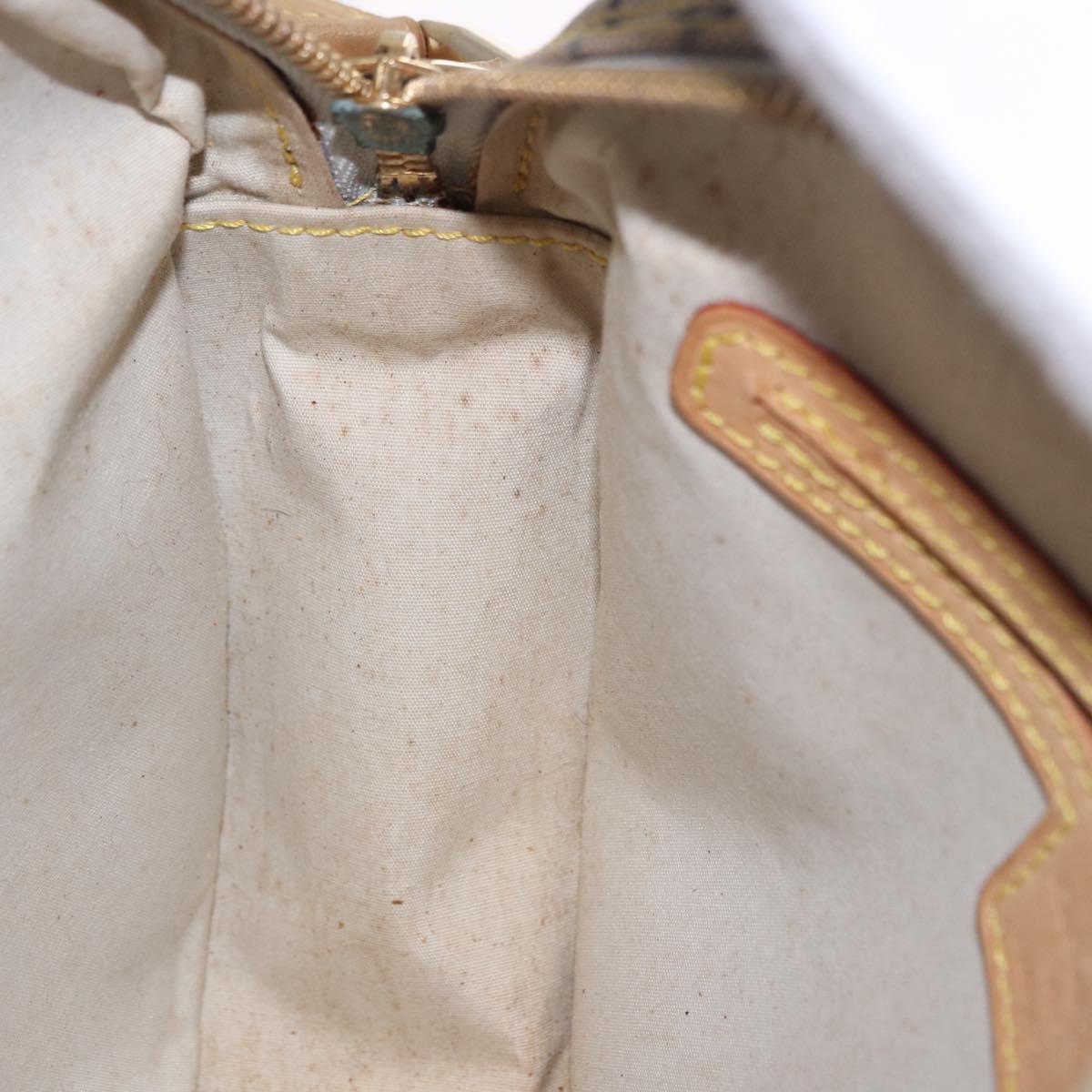 LOUIS VUITTON Monogram Mini Jeanne GM Shoulder Bag Blue M92000 LV Auth BA14188