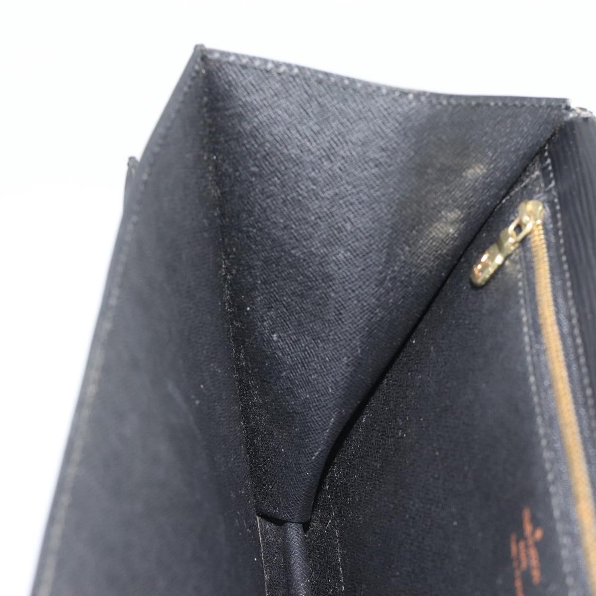 LOUIS VUITTON Epi Monceau 28 Hand Bag Black M52122 LV Auth BA14189