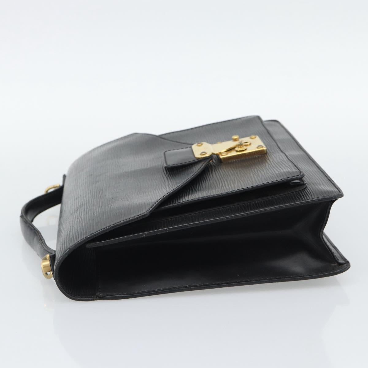 LOUIS VUITTON Epi Monceau 28 Hand Bag Black M52122 LV Auth BA14189