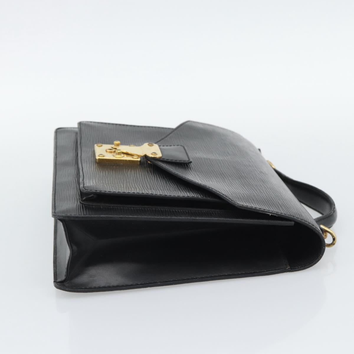 LOUIS VUITTON Epi Monceau 28 Hand Bag Black M52122 LV Auth BA14189
