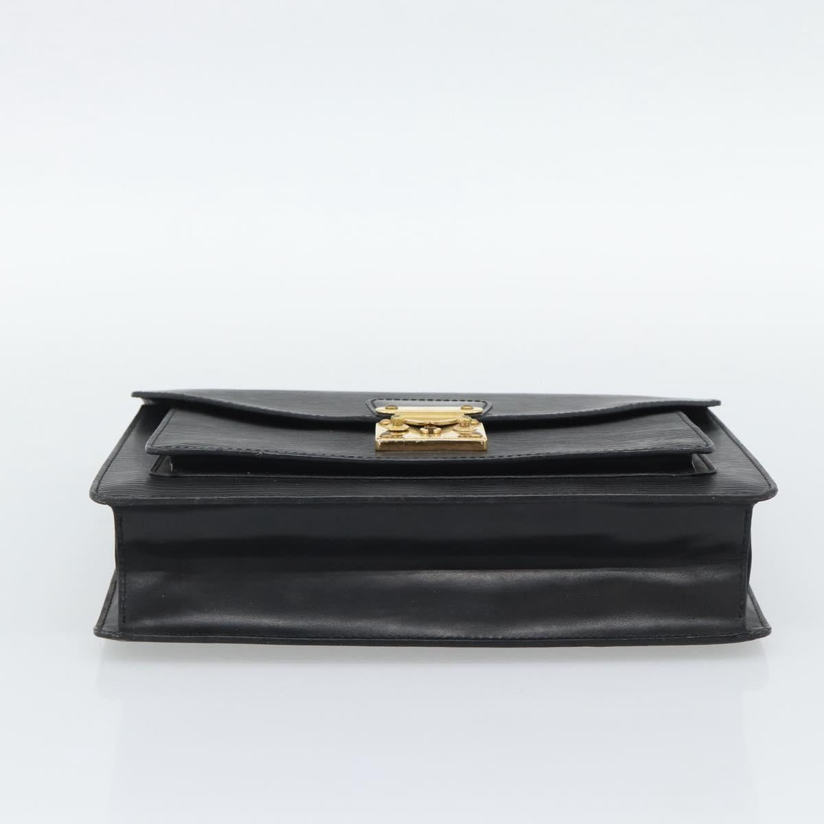 LOUIS VUITTON Epi Monceau 28 Hand Bag Black M52122 LV Auth BA14189