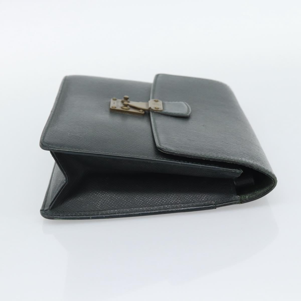 LOUIS VUITTON Taiga Pochette Kourad Clutch Bag Epicea M30194 LV Auth BA14197