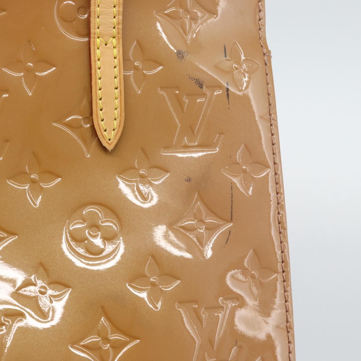 LOUIS VUITTON Monogram Vernis Catalina BB Rose Velours M90015 LV Auth BA14198