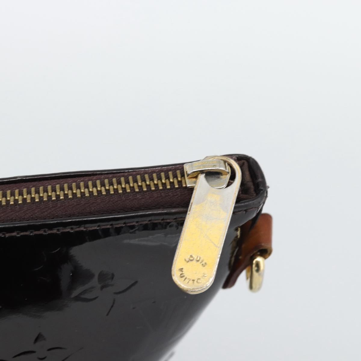 LOUIS VUITTON Monogram Vernis Bellevue GM Tote Bag Amarante M93589 Auth BA14199