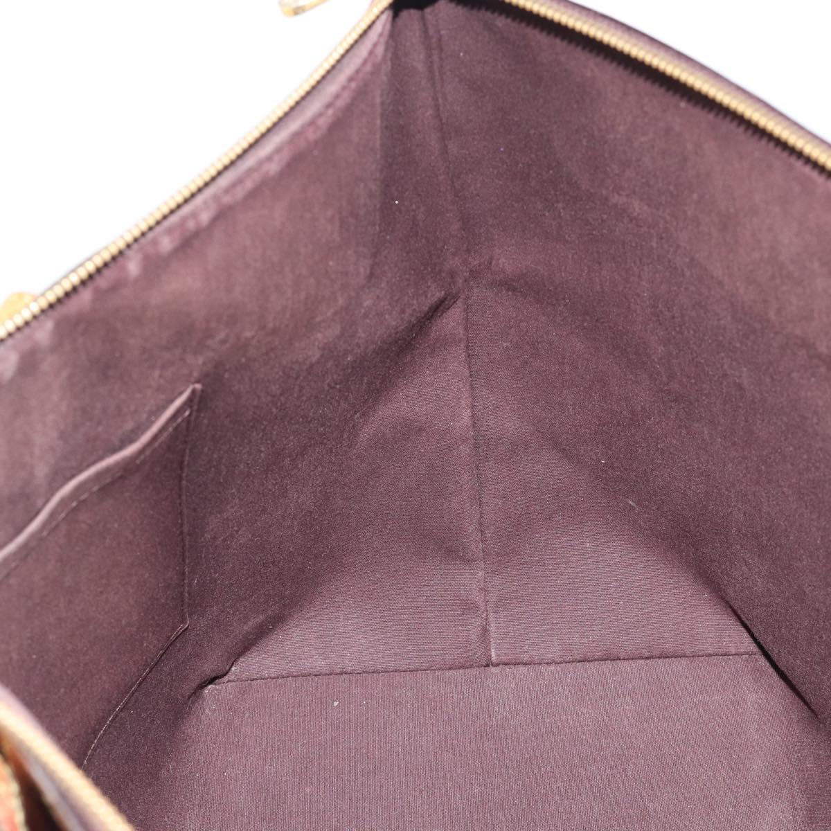 LOUIS VUITTON Monogram Vernis Bellevue GM Tote Bag Amarante M93589 Auth BA14199