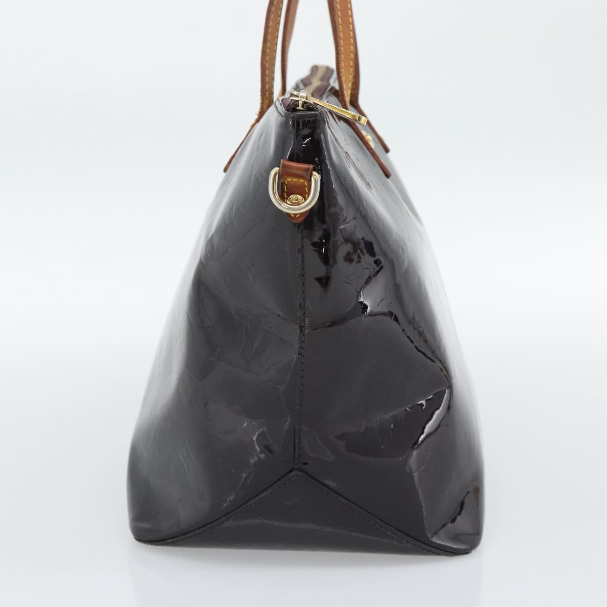 LOUIS VUITTON Monogram Vernis Bellevue GM Tote Bag Amarante M93589 Auth BA14199