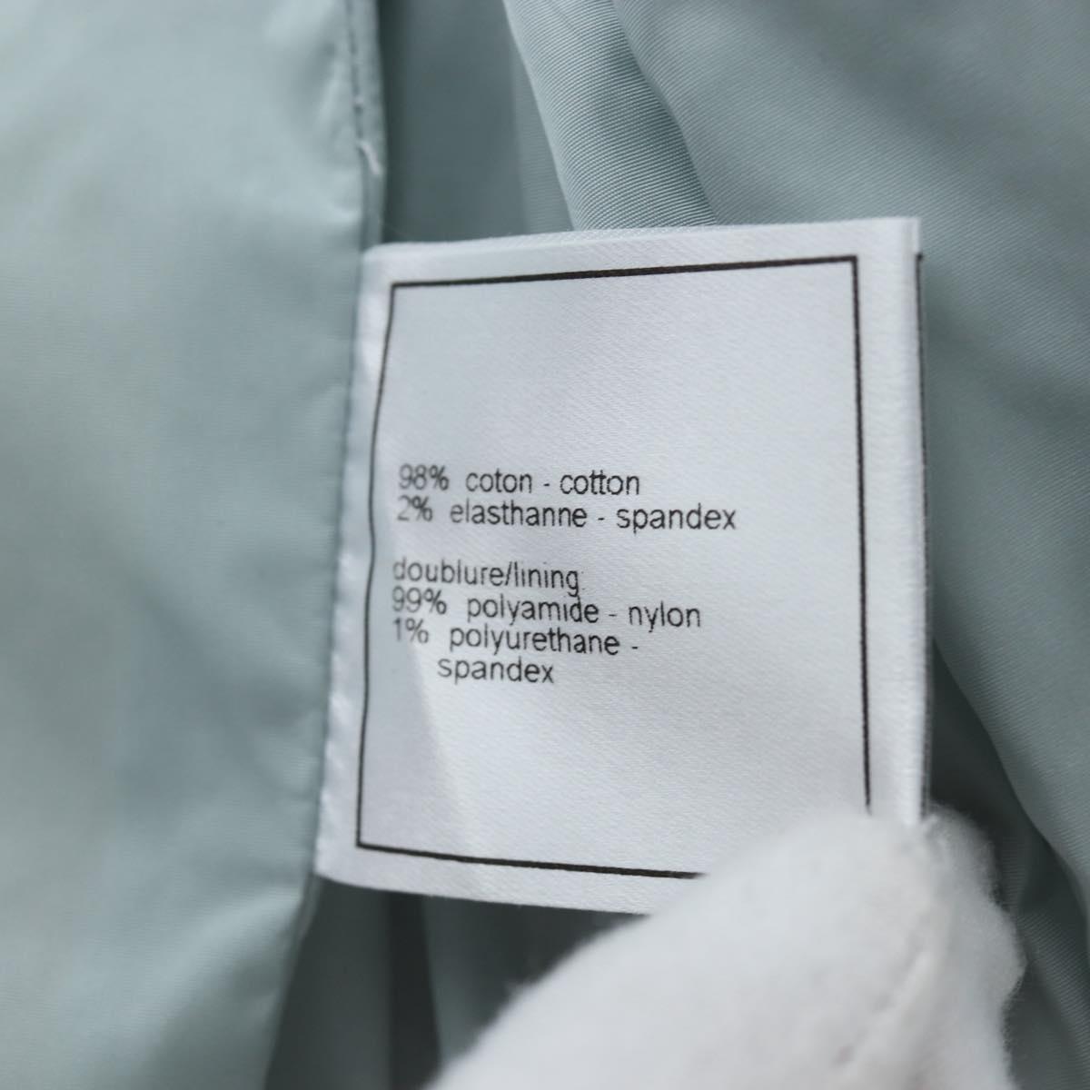 CHANEL Skirt Setup Jacket Cotton Pink CC Auth BA14218SM
