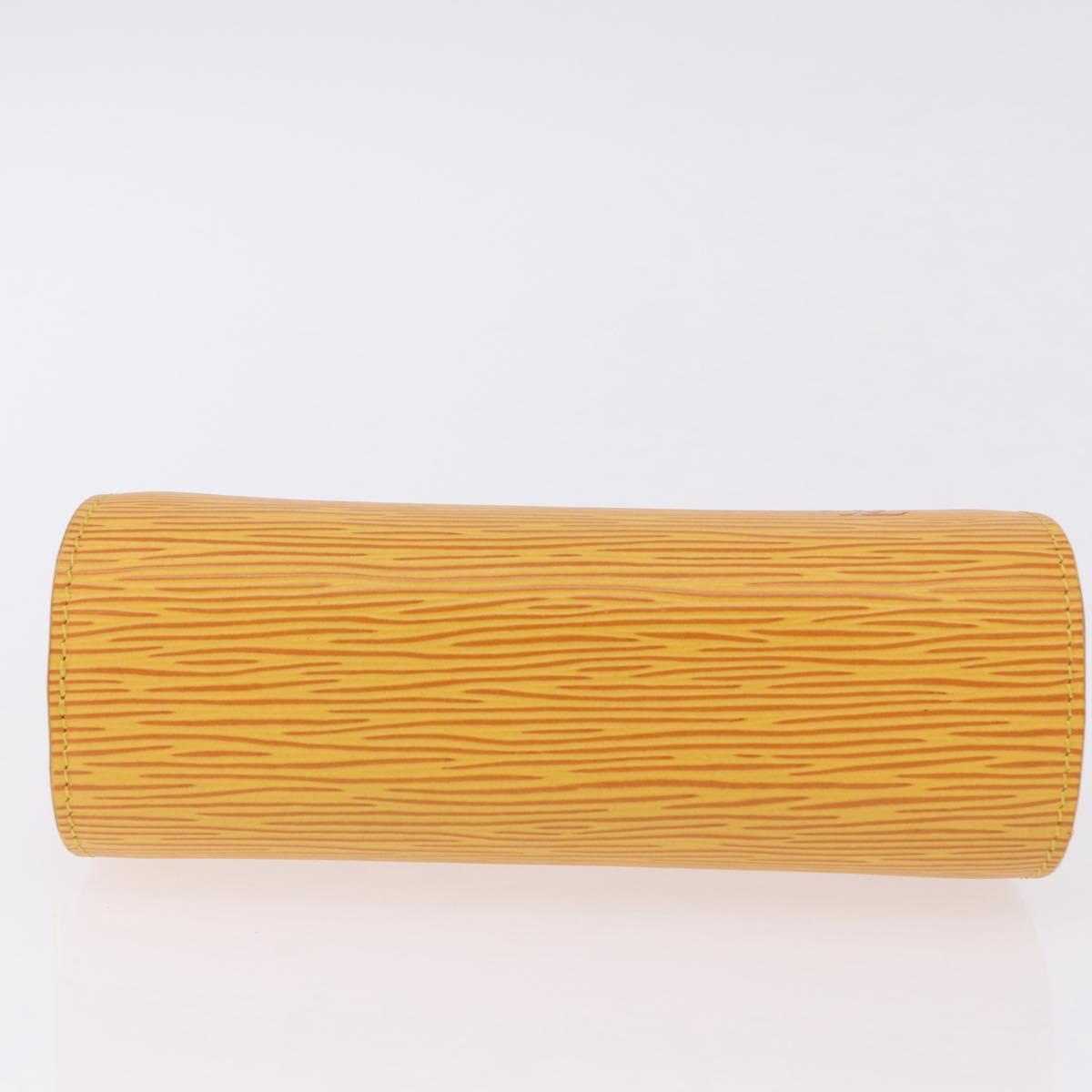 LOUIS VUITTON Epi Dauphine PM Pouch Yellow M48449 LV Auth BA14219