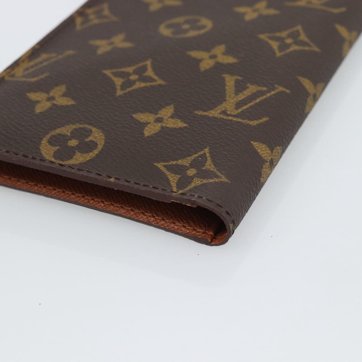 LOUIS VUITTON Monogram Porte Valeurs Cartes Credit Wallet M61823 LV Auth BA14220
