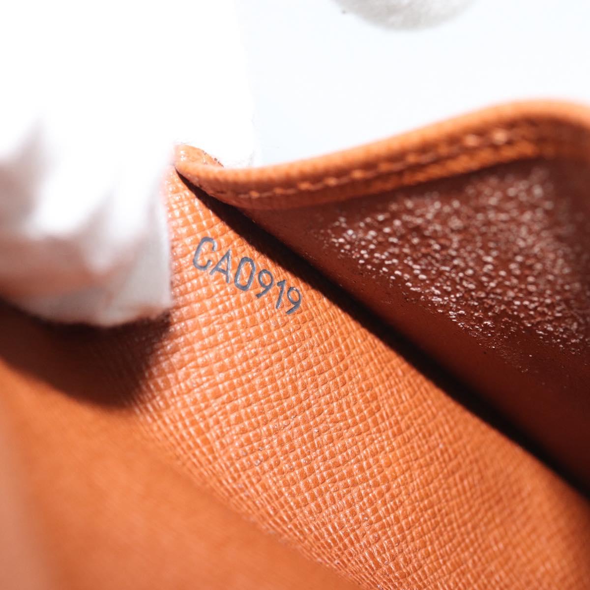 LOUIS VUITTON Monogram Porte Valeurs Cartes Credit Wallet M61823 LV Auth BA14220