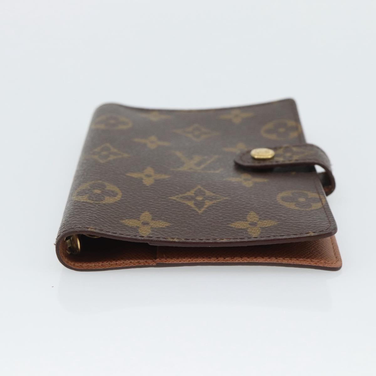 LOUIS VUITTON Monogram Agenda PM Day Planner Cover R20005 LV Auth BA14221