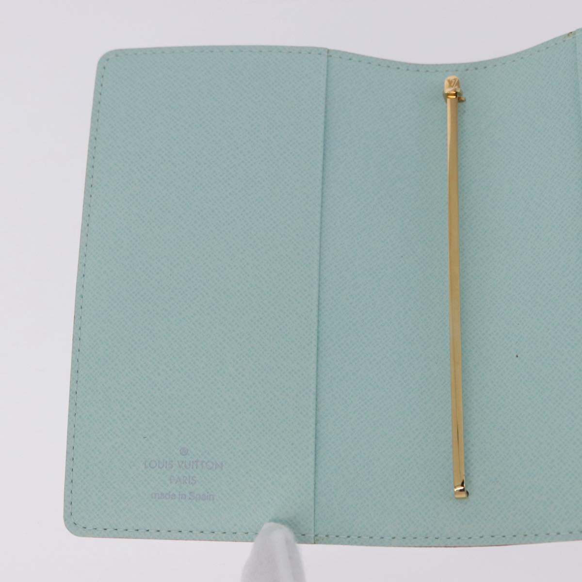 LOUIS VUITTON Multicolor Agenda Partonaire PM Planner Cover R21059 Auth BA14222V