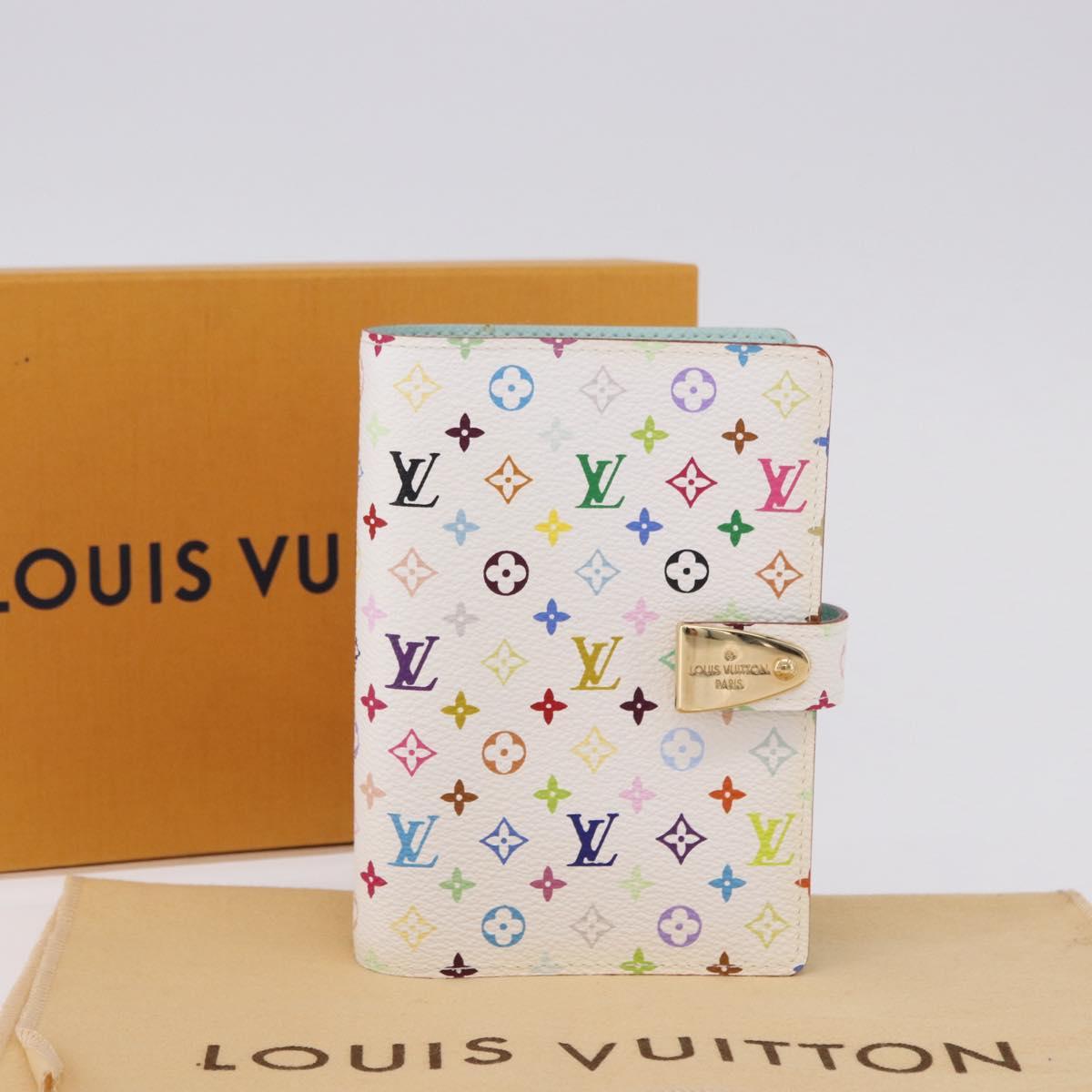 LOUIS VUITTON Multicolor Agenda Partonaire PM Planner Cover R21059 Auth BA14222V