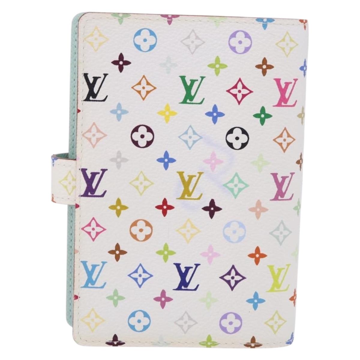 LOUIS VUITTON Multicolor Agenda Partonaire PM Planner Cover R21059 Auth BA14222V