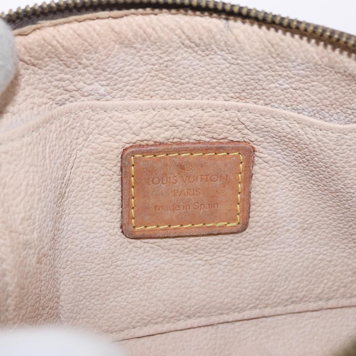 LOUIS VUITTON Monogram Pochette Cosmetic PM Cosmetic Pouch M47515 Auth BA14231