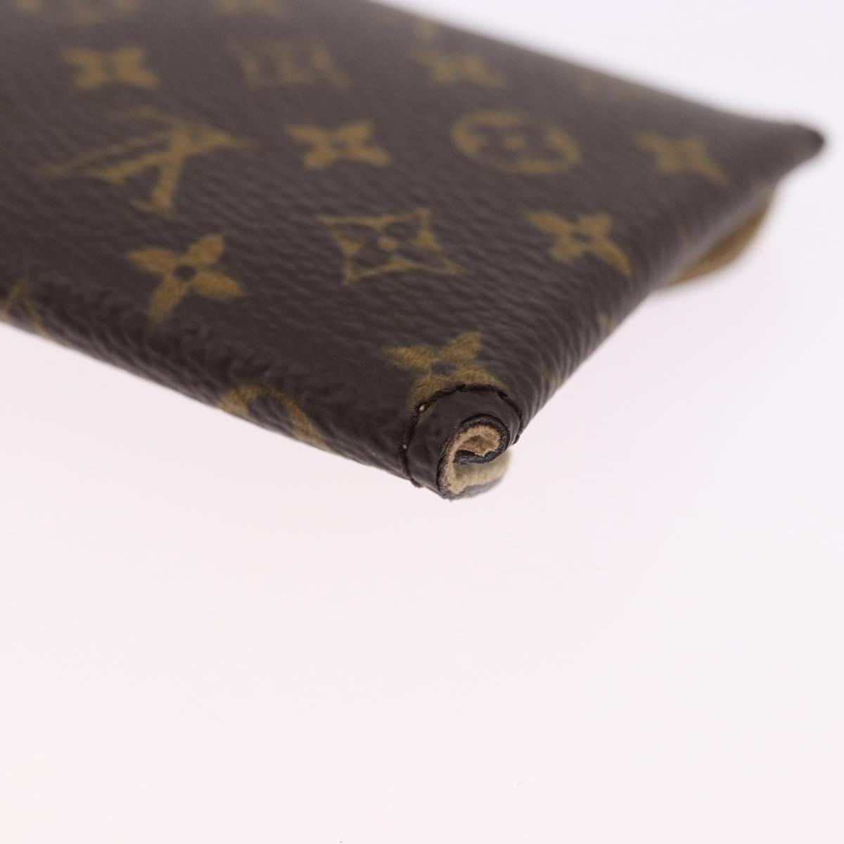 LOUIS VUITTON Monogram Accessory Case LV Auth BA14233