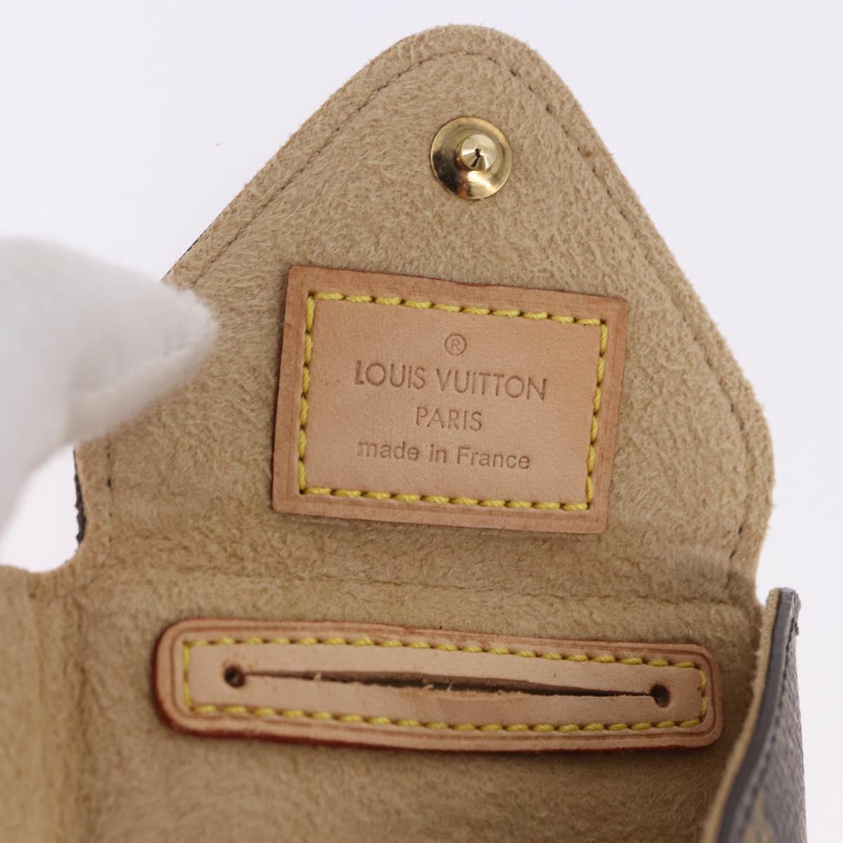 LOUIS VUITTON Monogram Accessory Case LV Auth BA14233