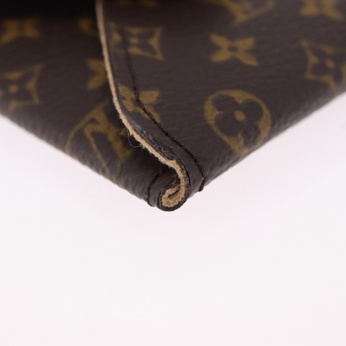 LOUIS VUITTON Monogram Accessory Case LV Auth BA14233