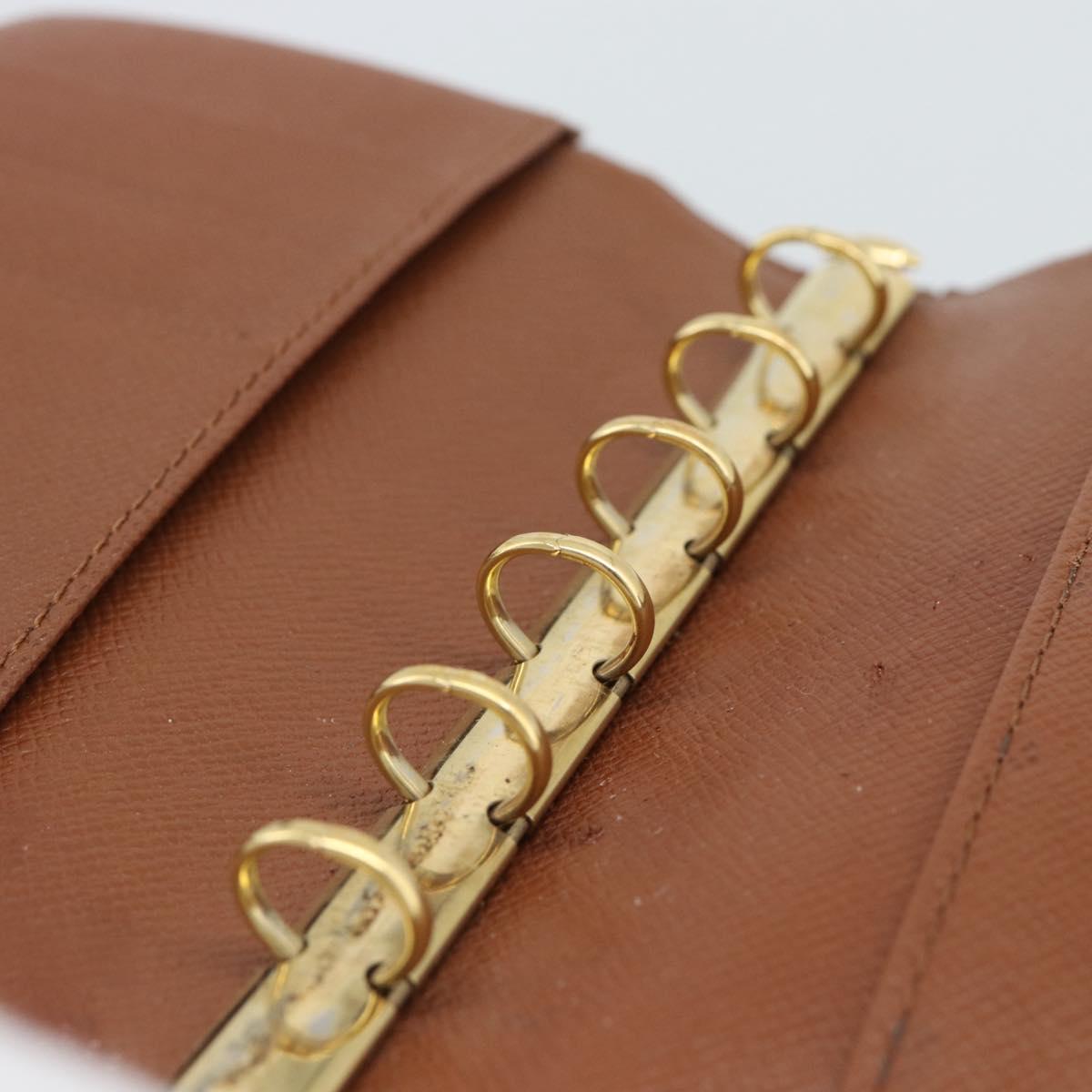 LOUIS VUITTON Monogram Agenda PM Day Planner Cover R20005 LV Auth BA14234