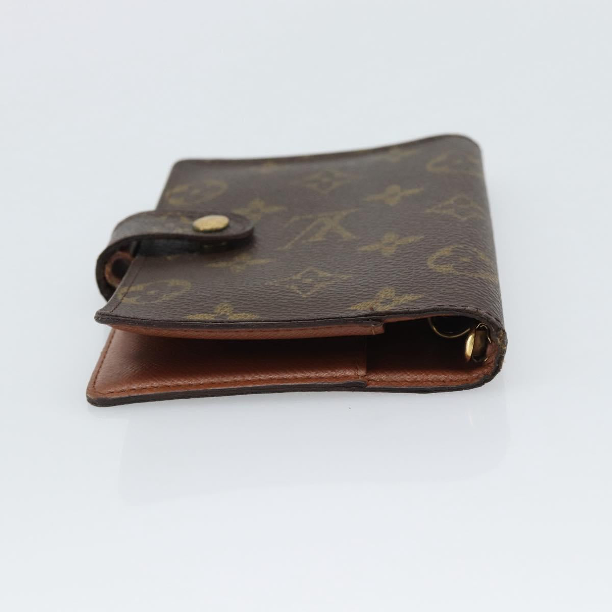 LOUIS VUITTON Monogram Agenda PM Day Planner Cover R20005 LV Auth BA14234
