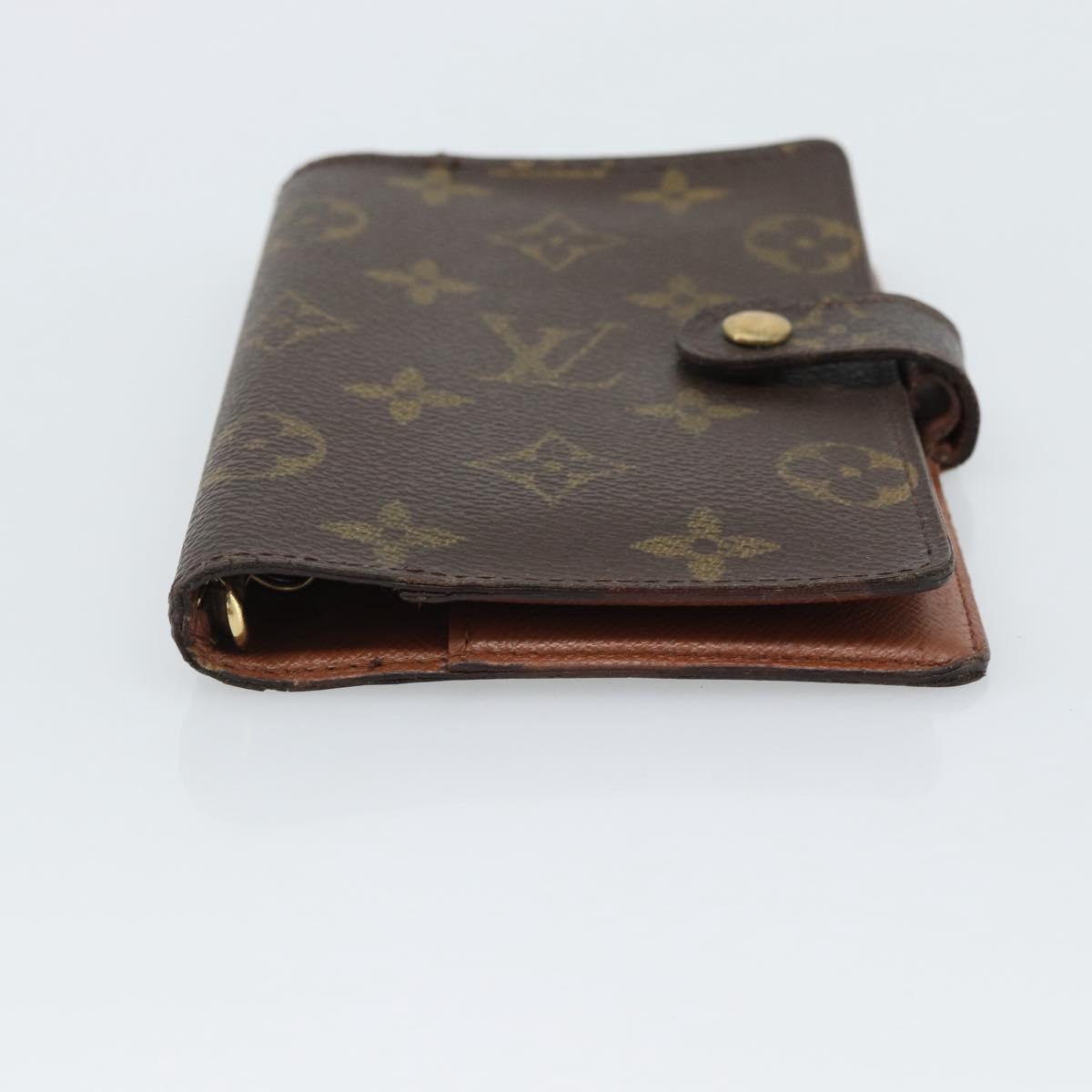 LOUIS VUITTON Monogram Agenda PM Day Planner Cover R20005 LV Auth BA14234