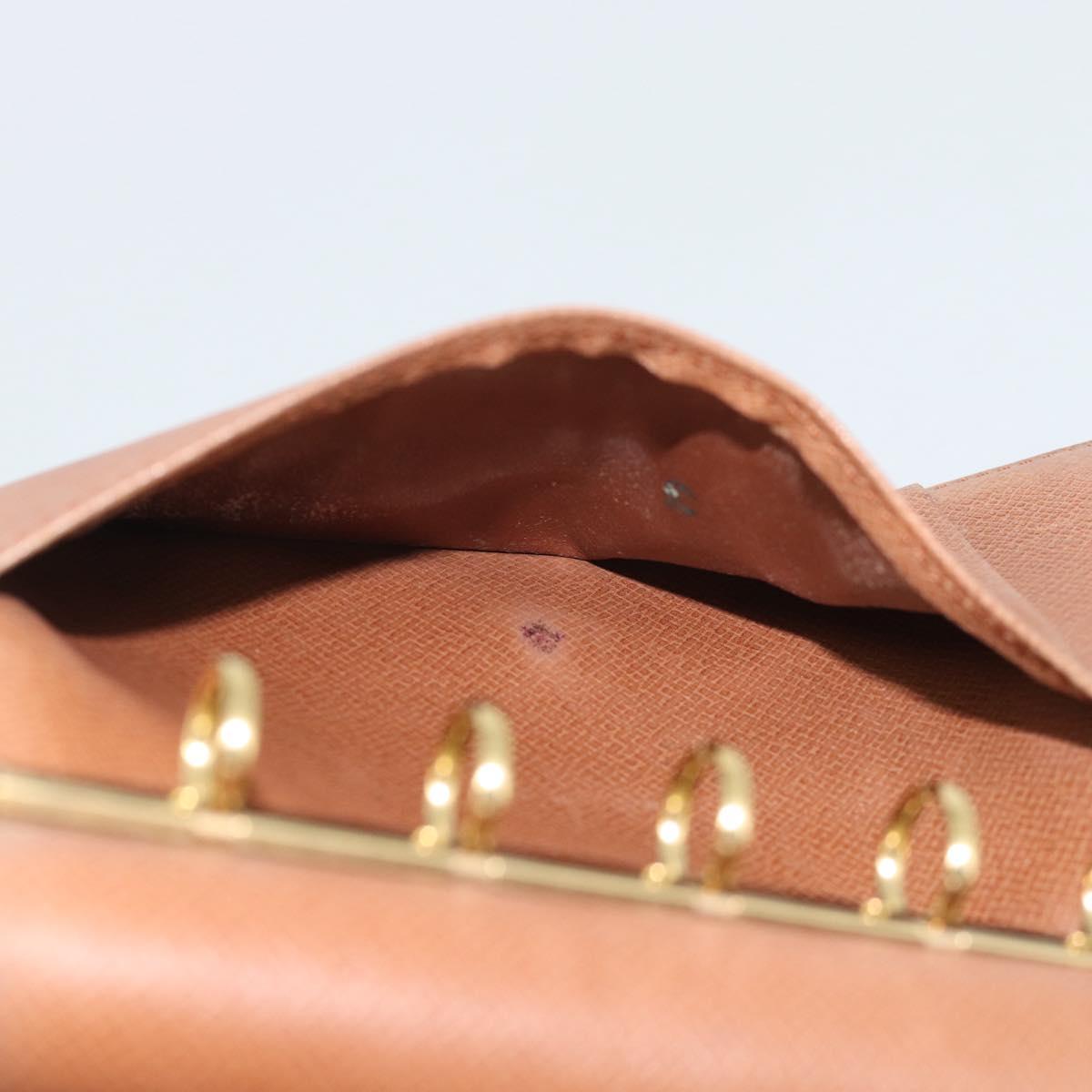 LOUIS VUITTON Monogram Agenda PM Day Planner Cover R20005 LV Auth BA14235