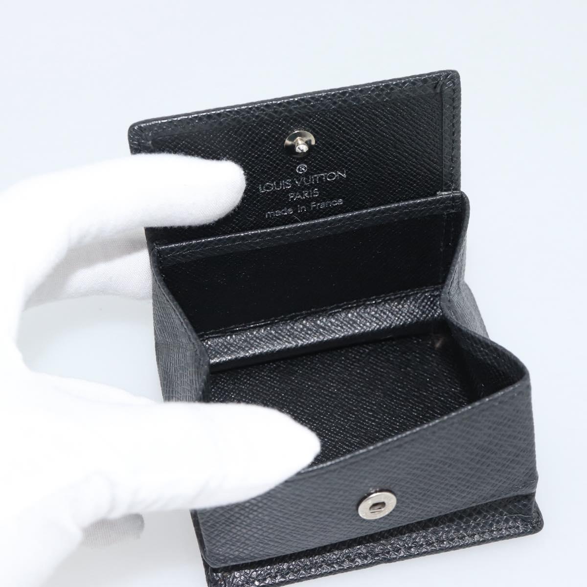 LOUIS VUITTON Epi Porte Monnaie Boite Coin Purse Ardoise M30382 LV Auth BA14248V