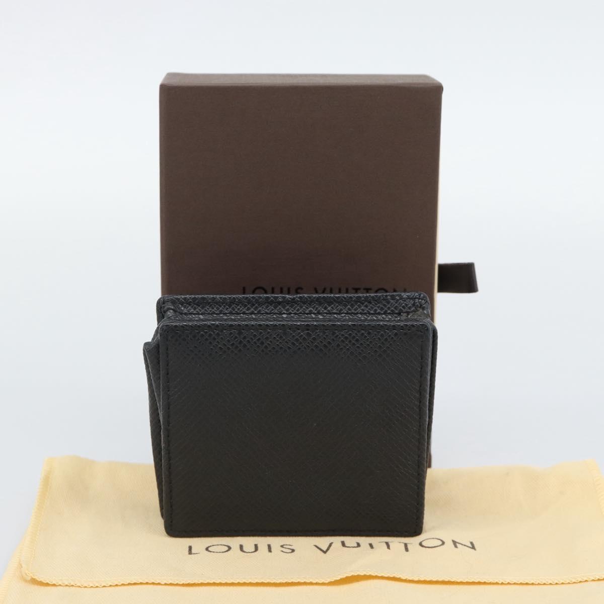 LOUIS VUITTON Epi Porte Monnaie Boite Coin Purse Ardoise M30382 LV Auth BA14248V