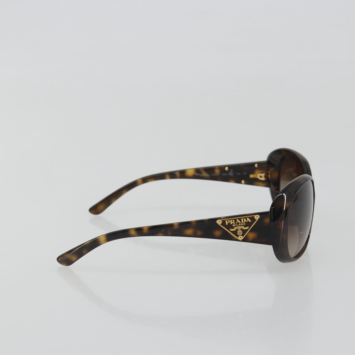 PRADA Tortoise Pattern Sunglasses Plastic Brown Gold Auth BA14251V