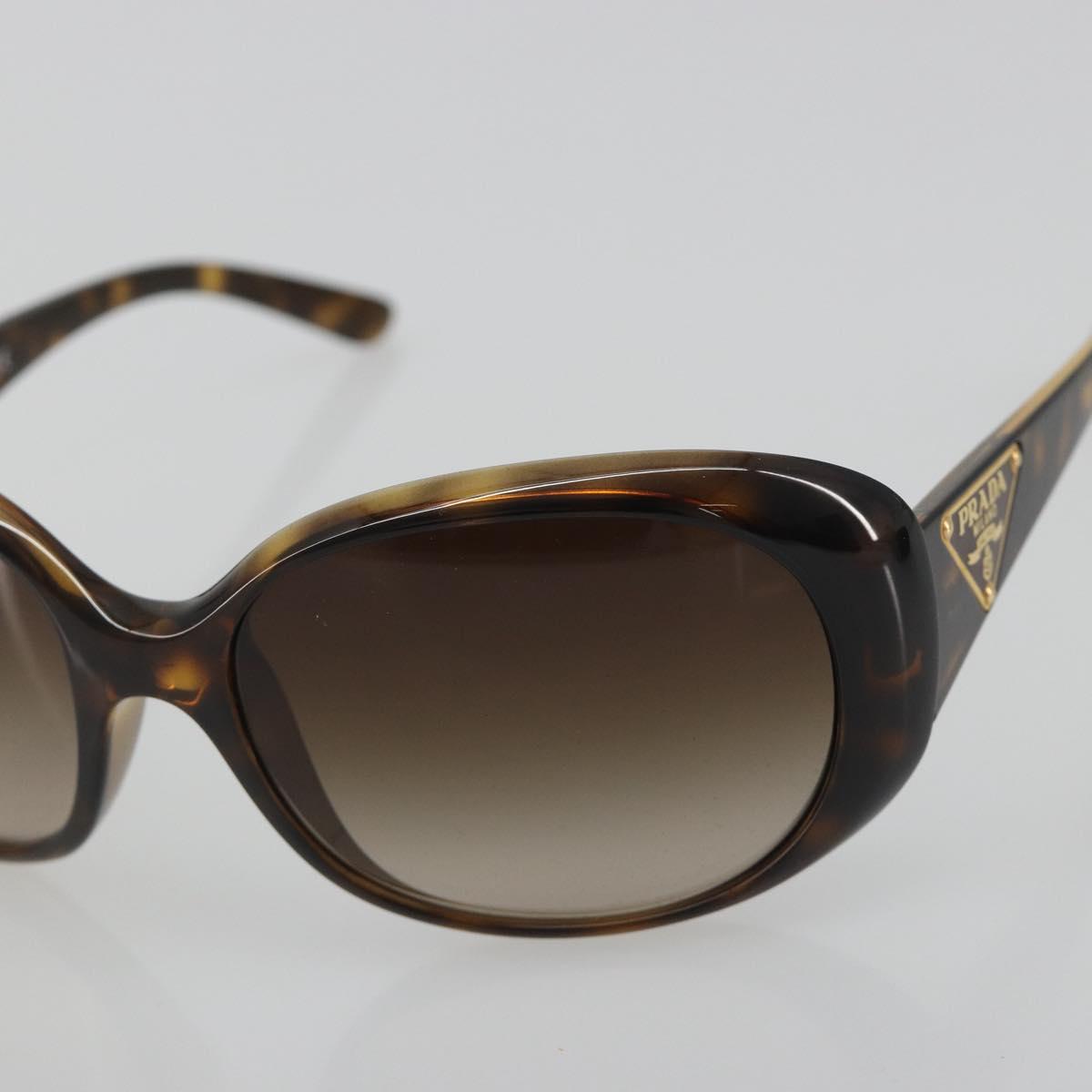 PRADA Tortoise Pattern Sunglasses Plastic Brown Gold Auth BA14251V