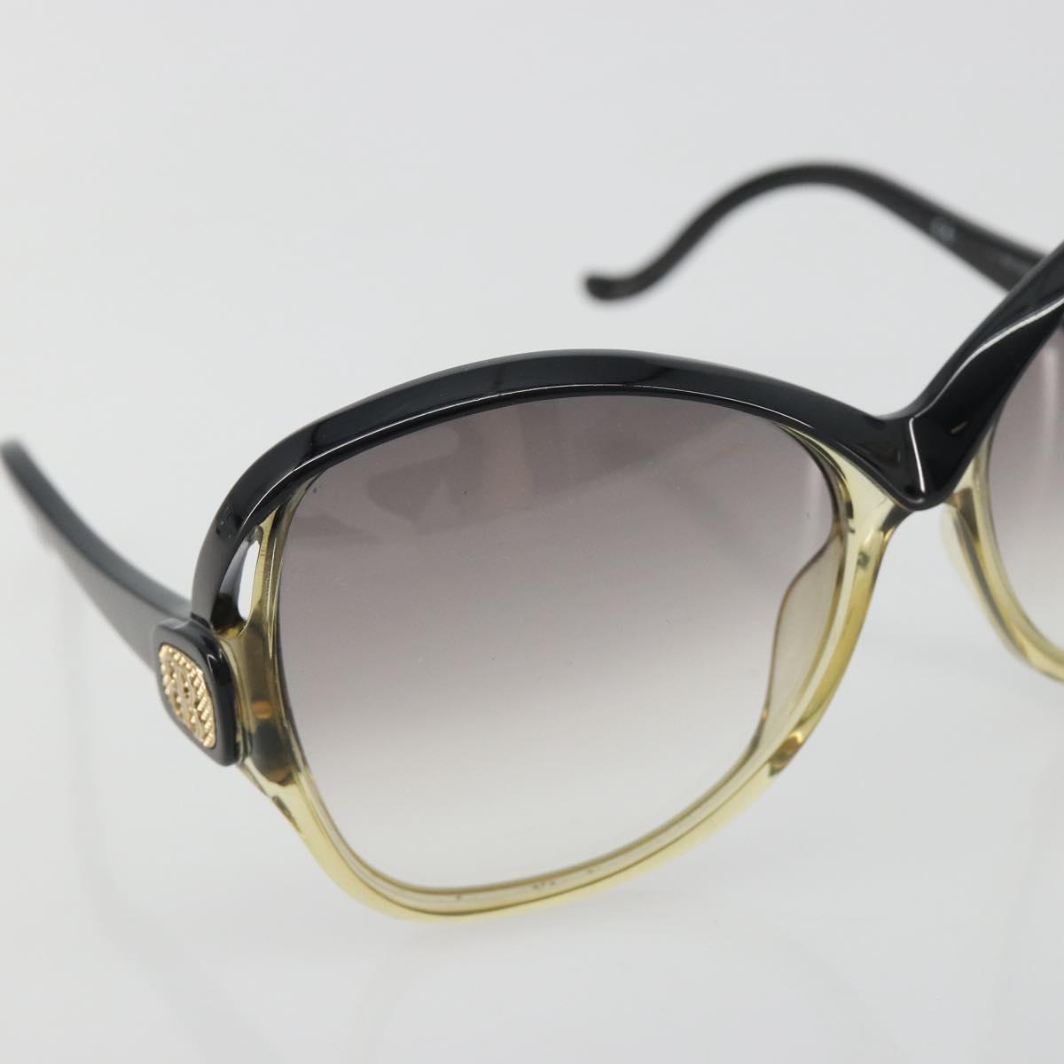 BALENCIAGA Sunglasses Plastic Black Gold Auth BA14253A