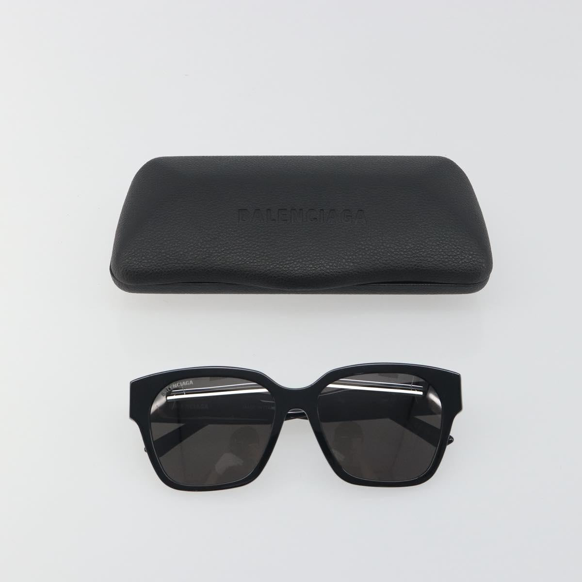 BALENCIAGA Sunglasses Plastic Black Auth BA14254V