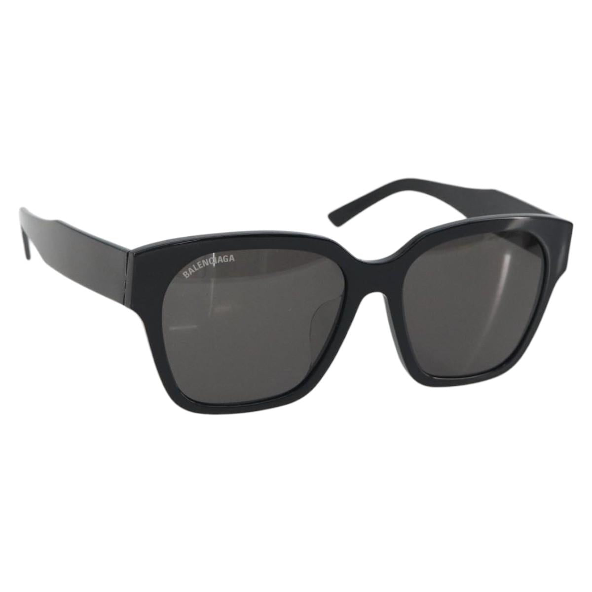BALENCIAGA Sunglasses Plastic Black Auth BA14254V