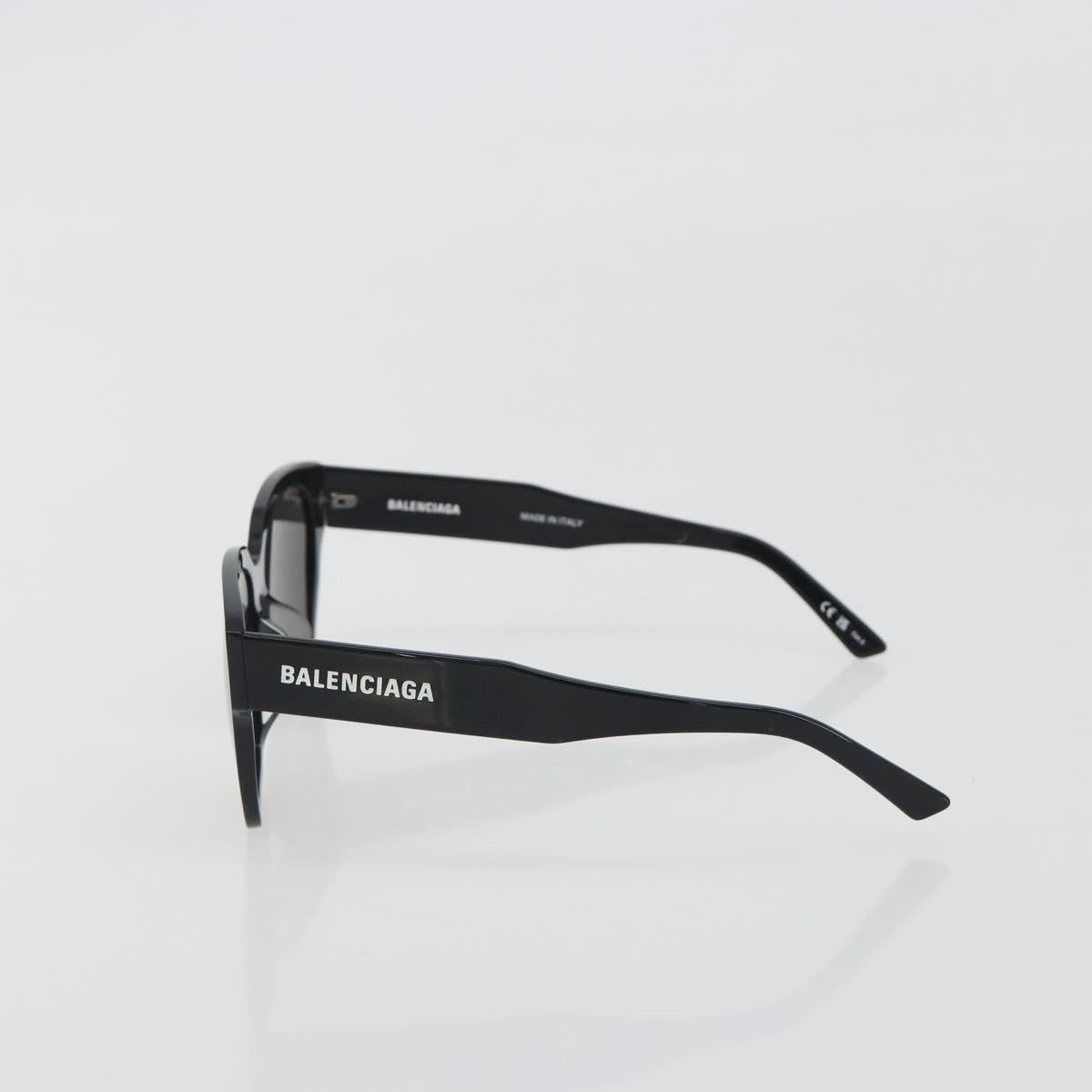 BALENCIAGA Sunglasses Plastic Black Auth BA14254V
