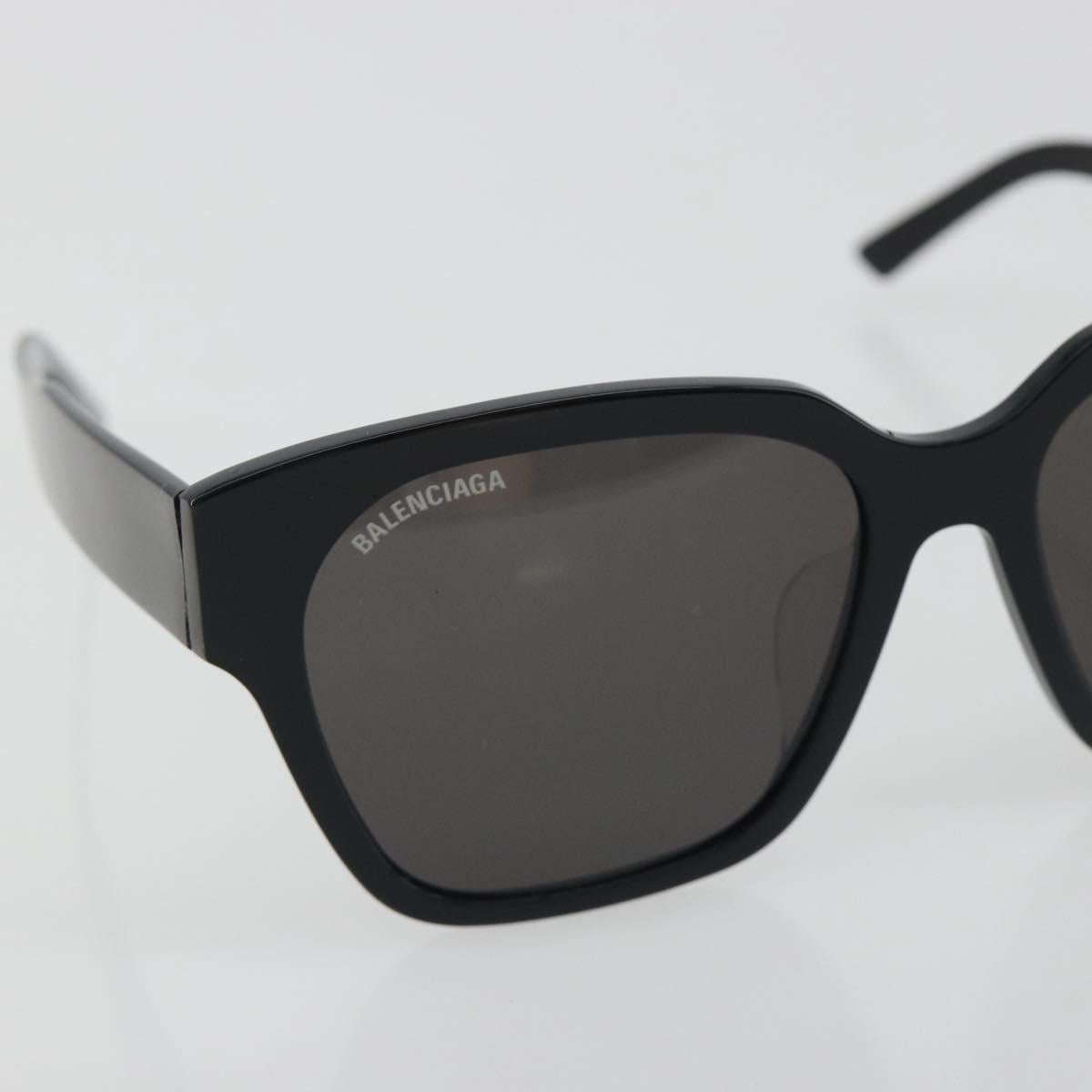 BALENCIAGA Sunglasses Plastic Black Auth BA14254V