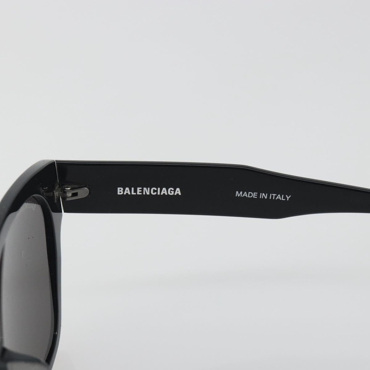 BALENCIAGA Sunglasses Plastic Black Auth BA14254V