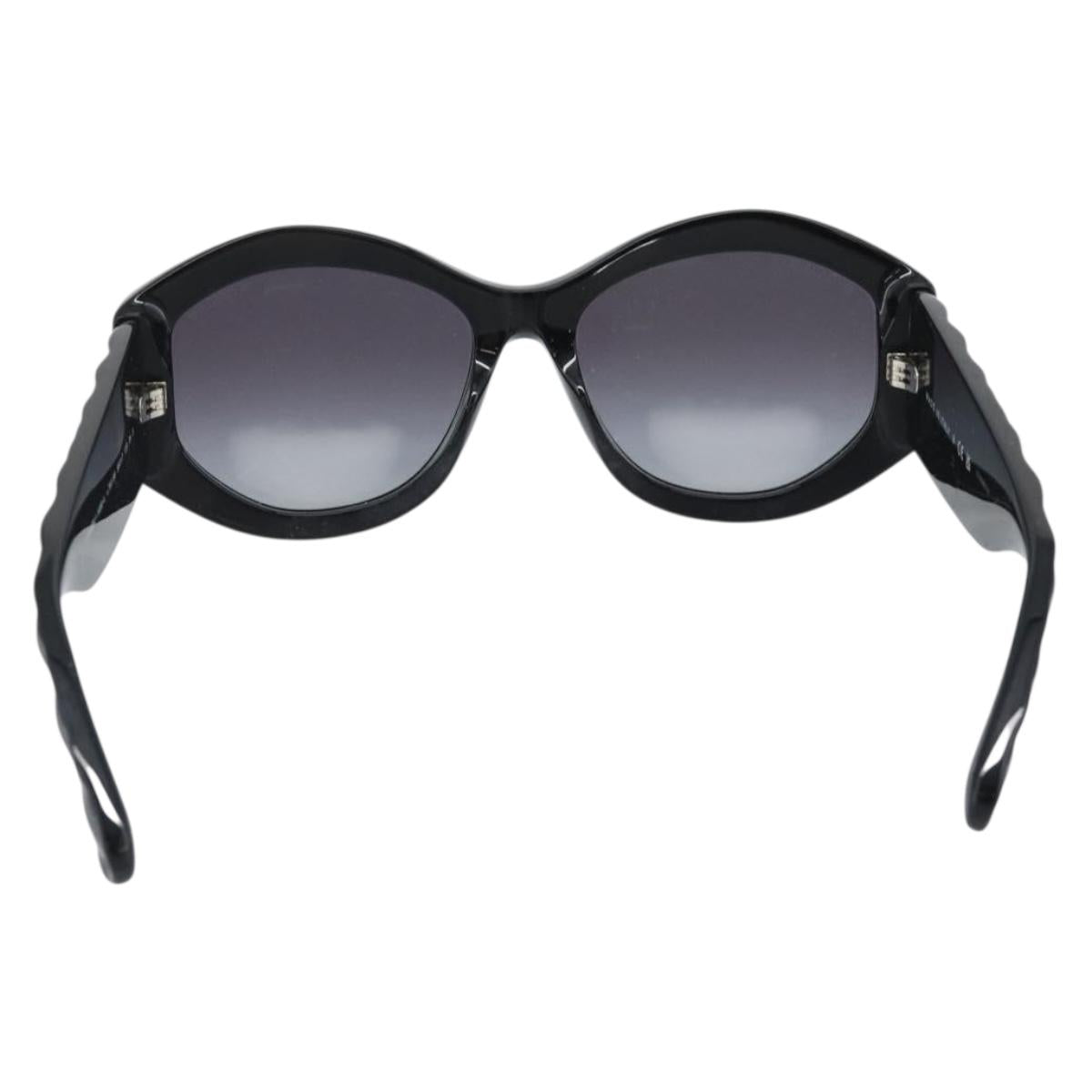 CHANEL Sunglasses Plastic Black CC Auth BA14257M