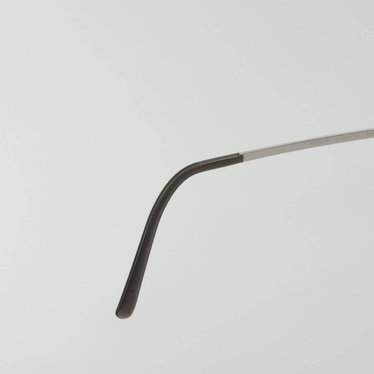 CHANEL Rimless Sunglasses Metal Red Silver CC Auth BA14258M