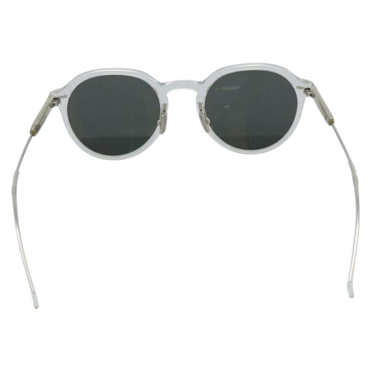 Christian Dior Sunglasses Plastic Clear Silver Auth BA14260