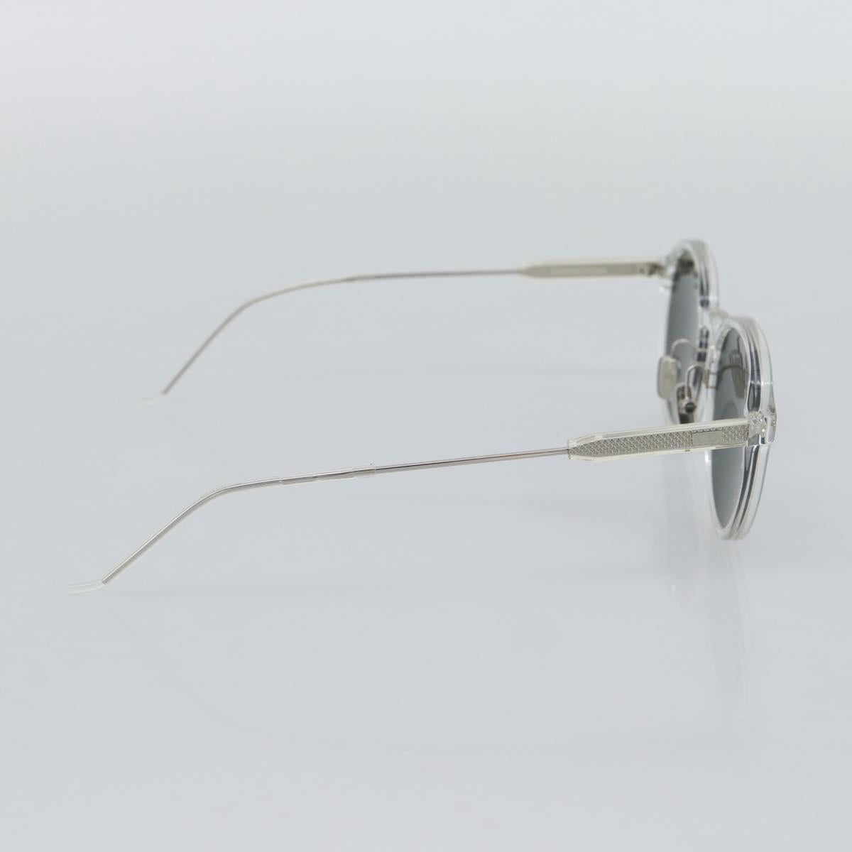 Christian Dior Sunglasses Plastic Clear Silver Auth BA14260