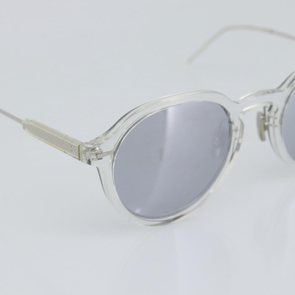 Christian Dior Sunglasses Plastic Clear Silver Auth BA14260