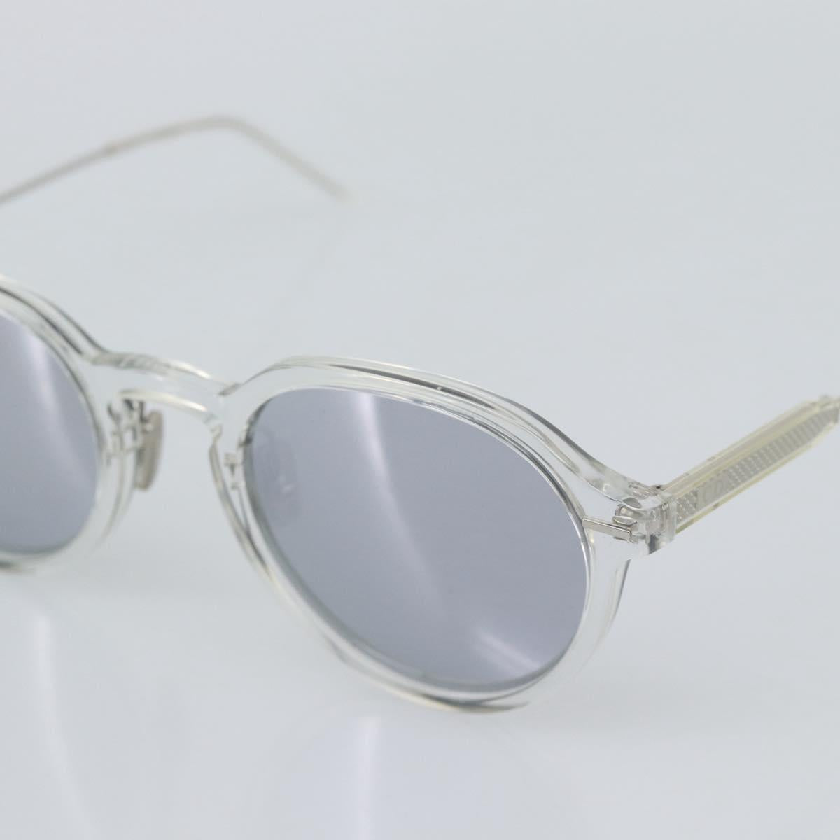 Christian Dior Sunglasses Plastic Clear Silver Auth BA14260