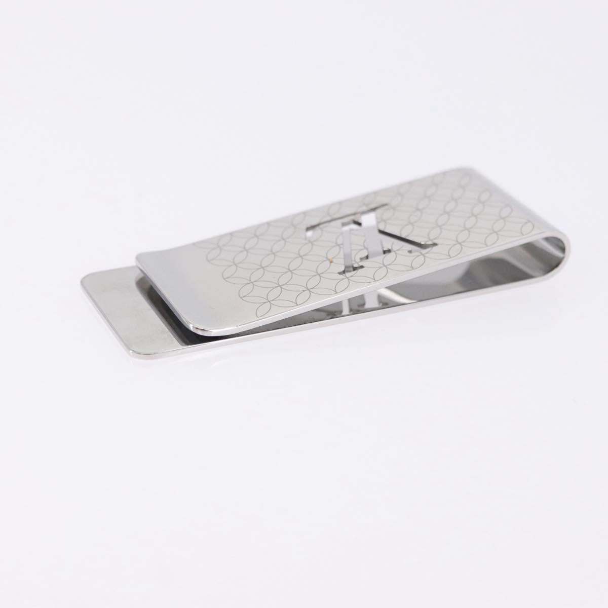 LOUIS VUITTON Steel Bill Clip Champs Elysees Clip Silver M65041 LV Auth BA14265M